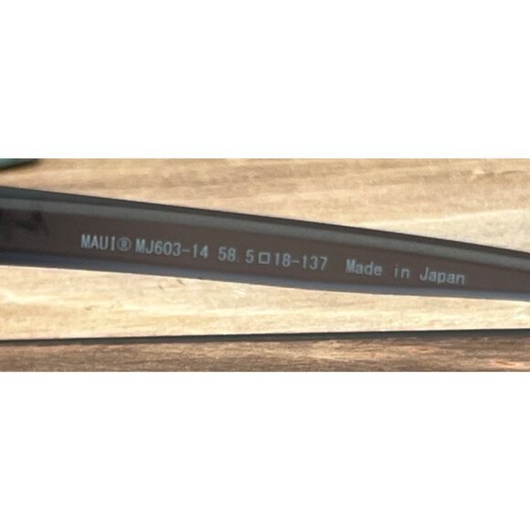 HTF RARE Maui Jim Pailolo Trans Grey Sunglasses RM603-14 Hawaii Lava Lenses - Picture 4 of 9